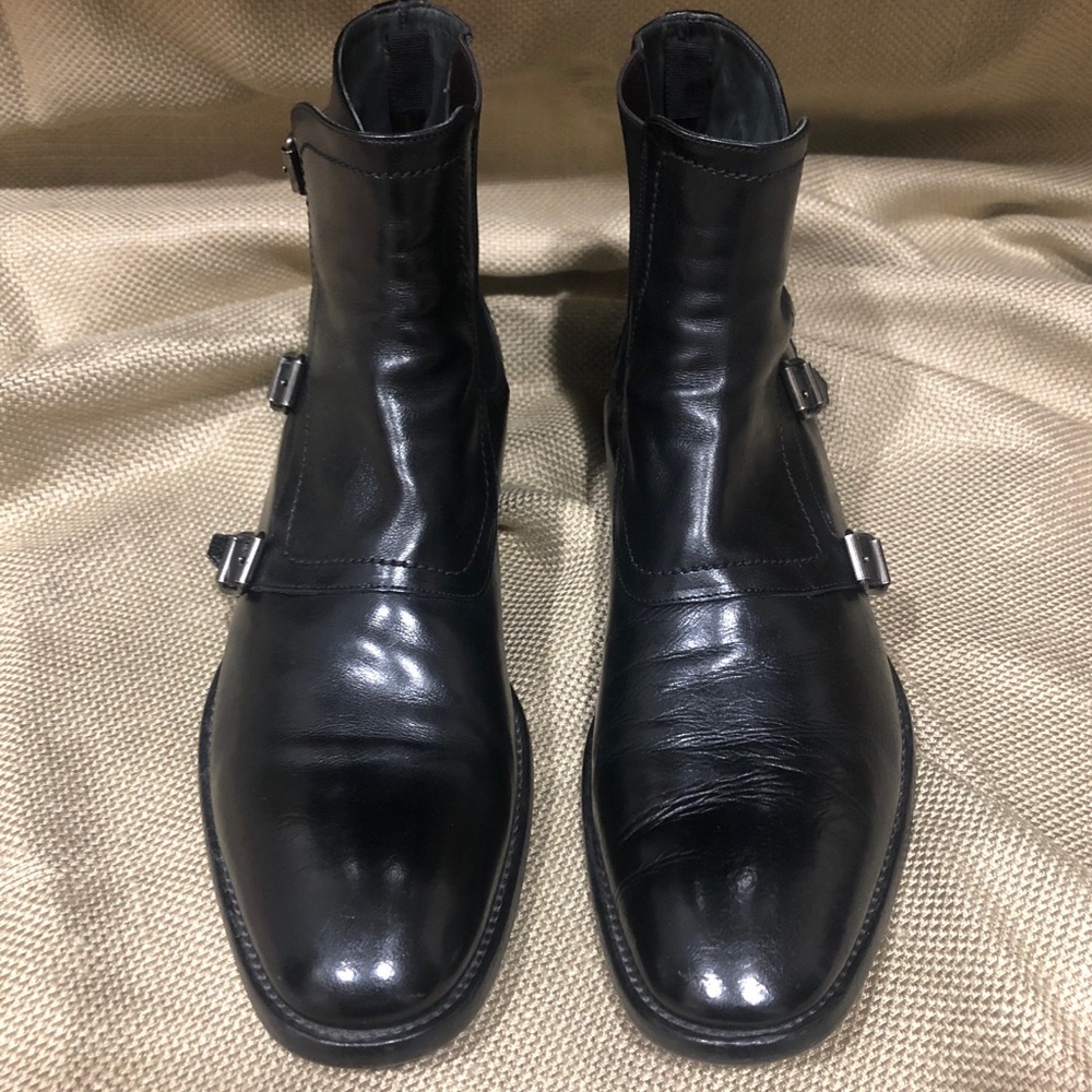 Alexander McQueen Men’s Triple Monk-Strap
Boot